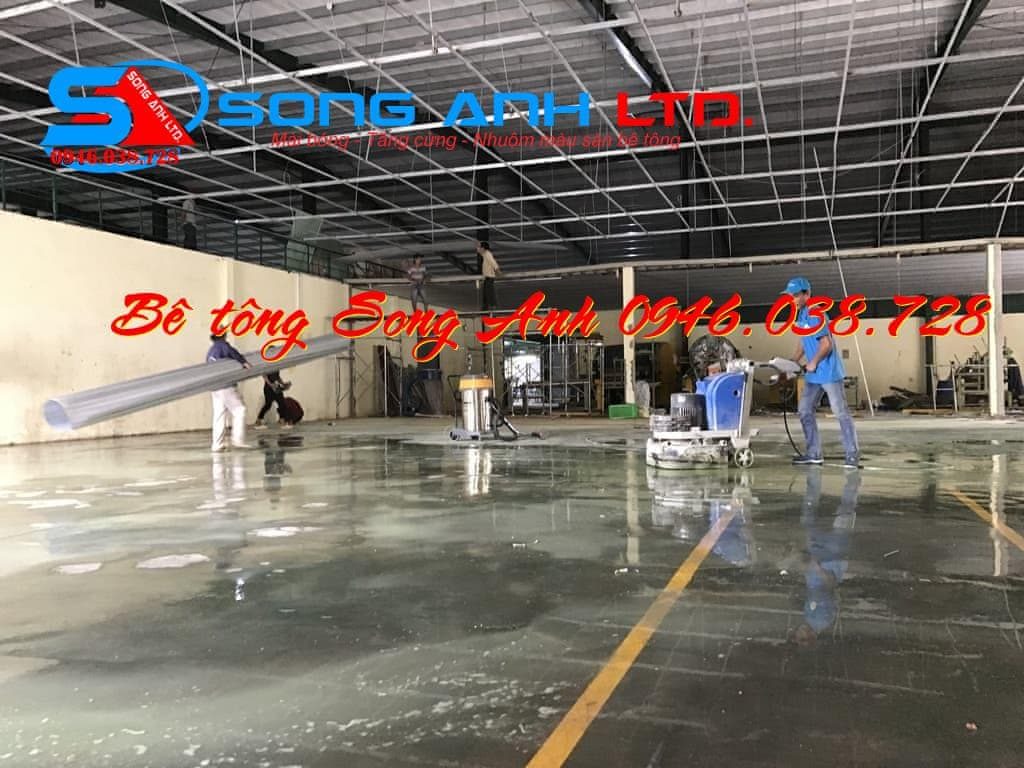 dịch vụ mài sàn bê tông - Công ty SONG ANH 0946.038.728 Đà Nẵng Huế Công ty bê tông Song Anh anhmybds