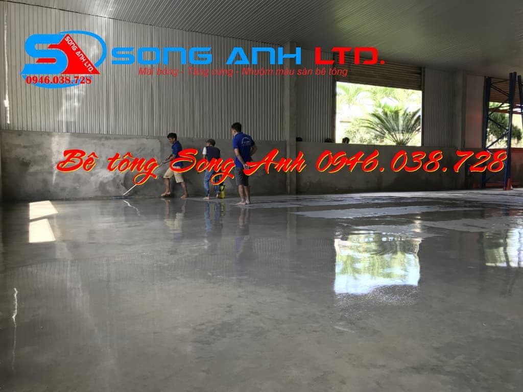 Sàn bê tông màu - Dịch vụ SONG ANH 0946.038.728 Đà Nẵng Huế Công ty bê tông mài Song Anh Đà Nẵng Phan thị Mỹ