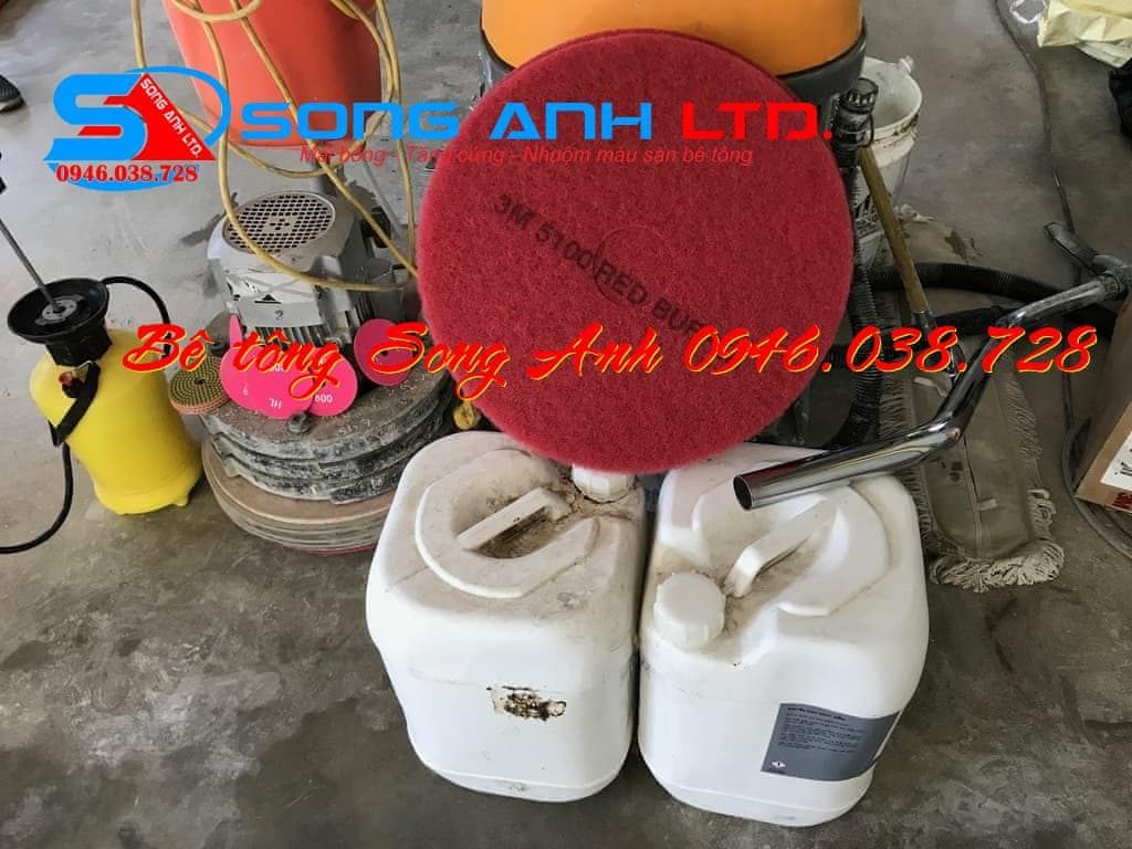 Hóa chất mài đánh bóng tăng cứng sàn bê tông - Công ty SONG ANH 0946.038.728 Đà Nẵng Huế Công ty bê tông Song Anh anhmybds