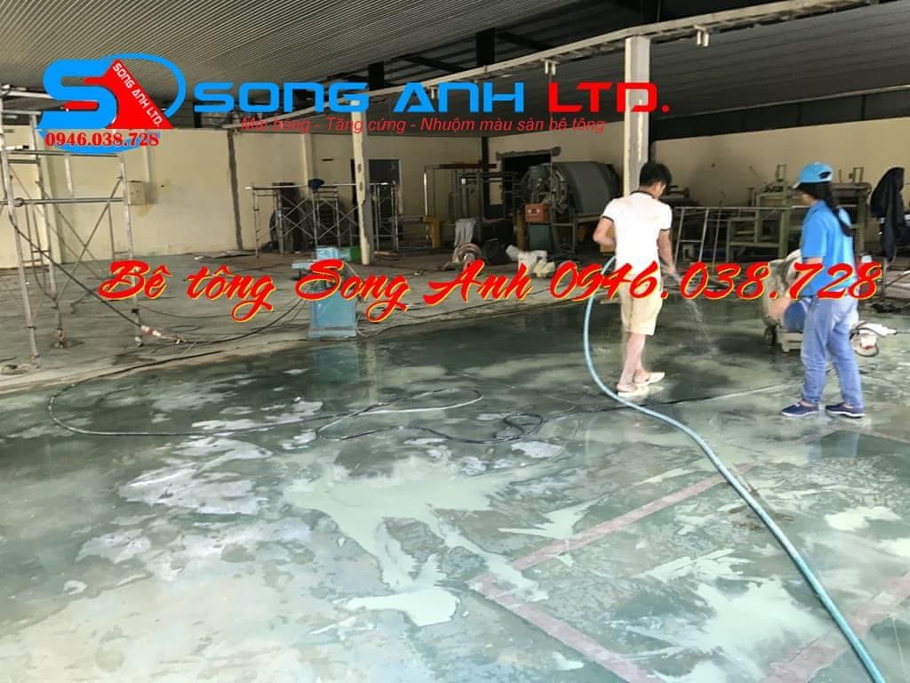 đánh bóng sàn xi măng - Dịch vụ SONG ANH 0946.038.728 Đà Nẵng Huế Đánh bóng sàn bê tông Song Anh Đà Nẵng Phan thị Mỹ