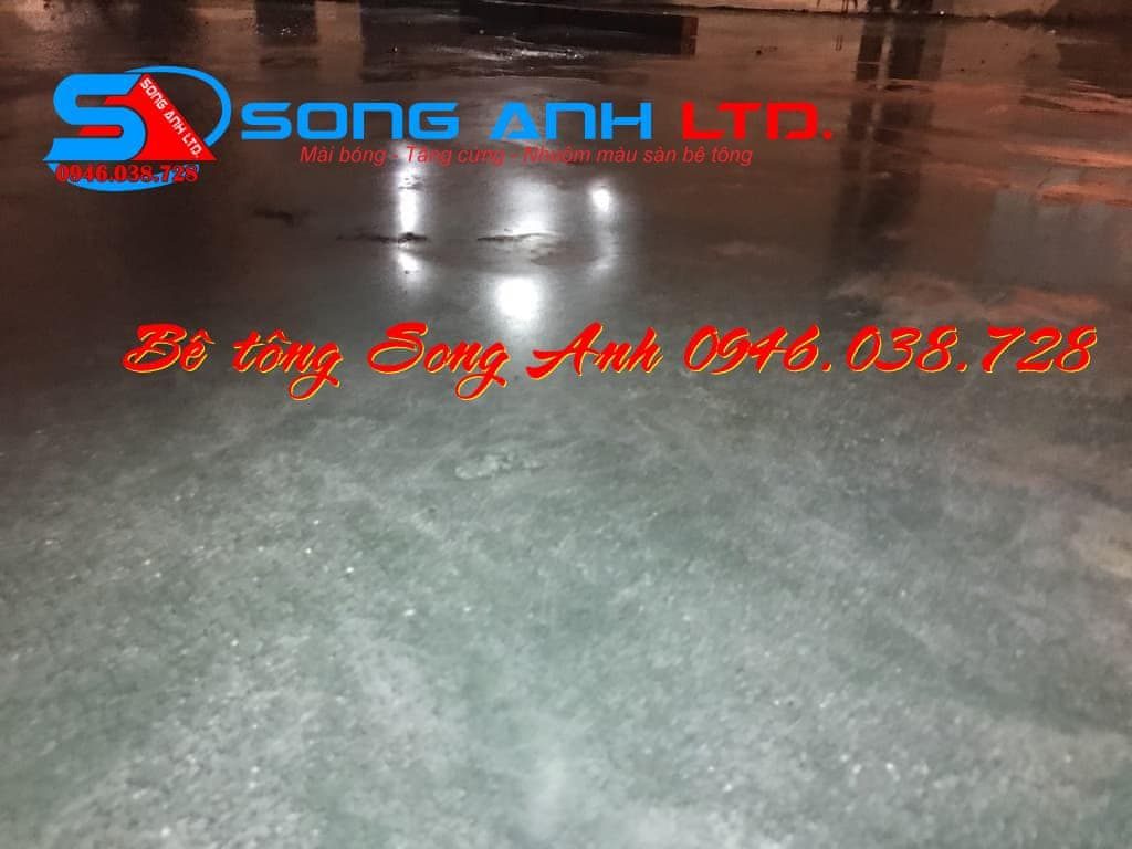 Hóa chất chống thấm tăng cứng phủ bóng sàn bê tông - Công ty SONG ANH 0946.038.728 Đà Nẵng Huế Công ty bê tông mài Song Anh Đà Nẵng anhmybds