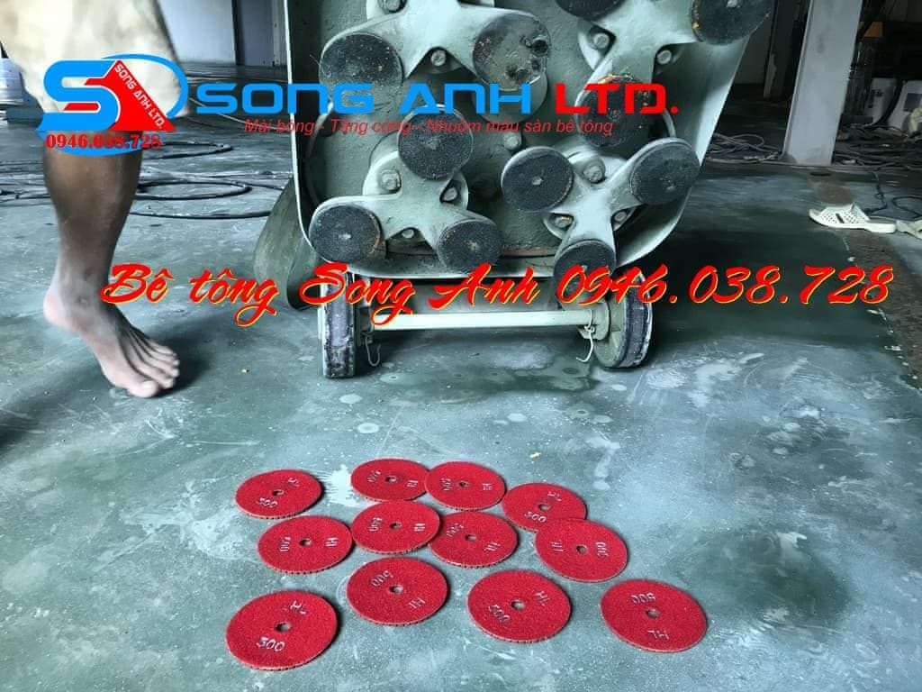 Láng nền đánh màu sàn bê tông - Dịch vụ SONG ANH 0946.038.728 Đà Nẵng Huế Công ty bê tông mài Song Anh Đà Nẵng anhmybds