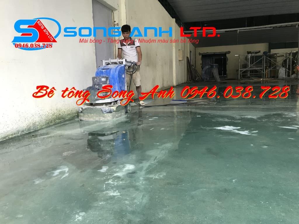 Sàn bê tông mài đánh bóng - Công ty SONG ANH 0946.038.728 Đà Nẵng Huế Đánh bóng sàn bê tông Song Anh Đà Nẵng Phan thị Mỹ