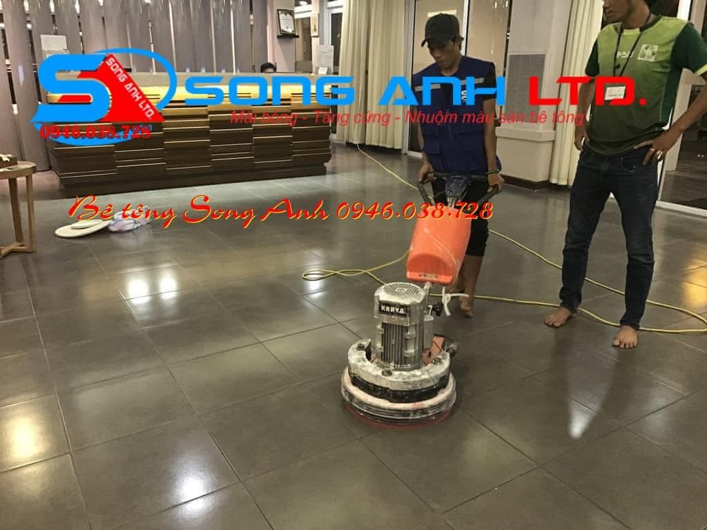 Đánh bóng sàn đá tại Đà Nẵng