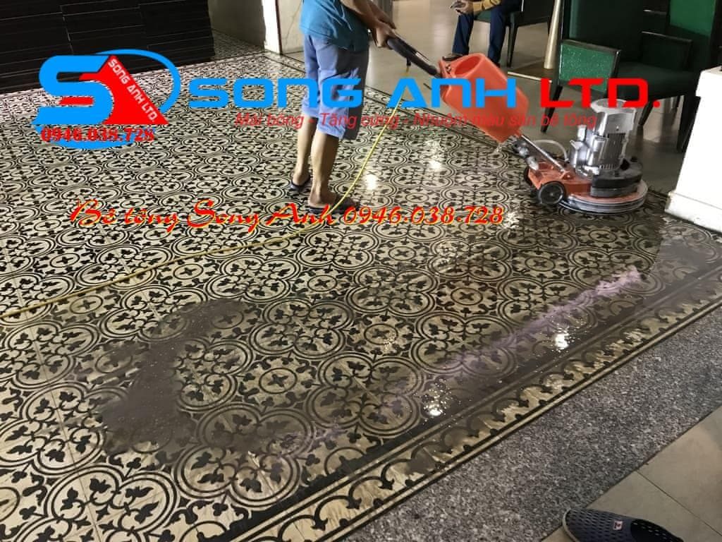 Đánh bóng sàn gạch ceramic tại Đà Nẵng