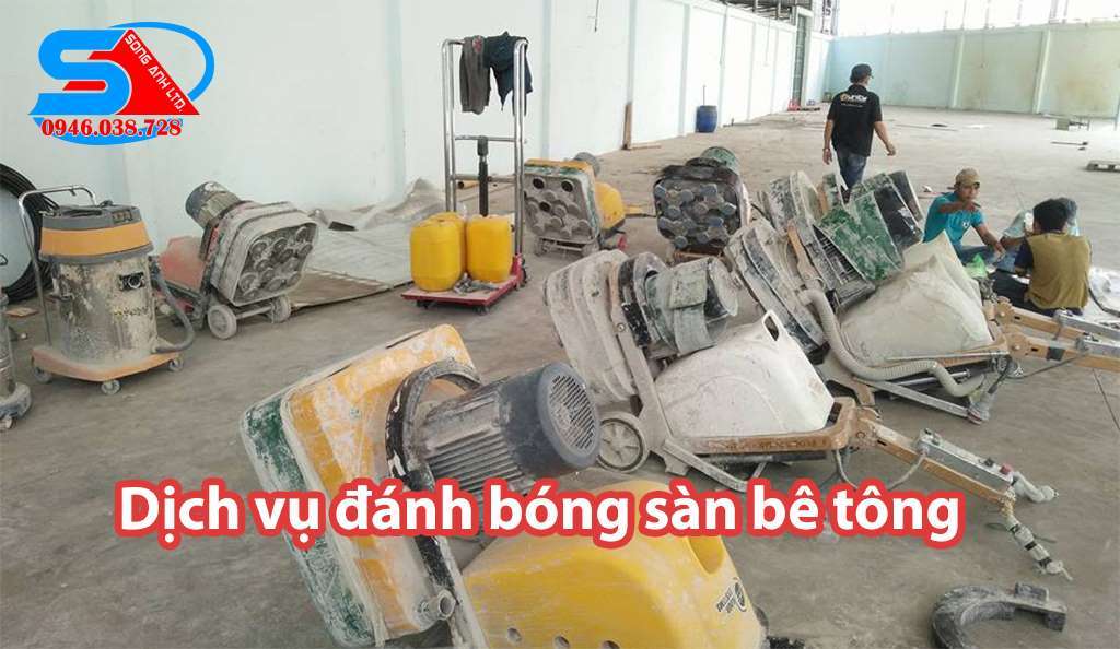 dịch vụ đánh bóng sàn bê tông Đà Nẵng