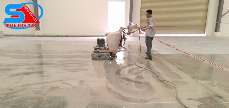 mài đánh bóng sàn bê tông Tam Kỳ - Quảng Nam