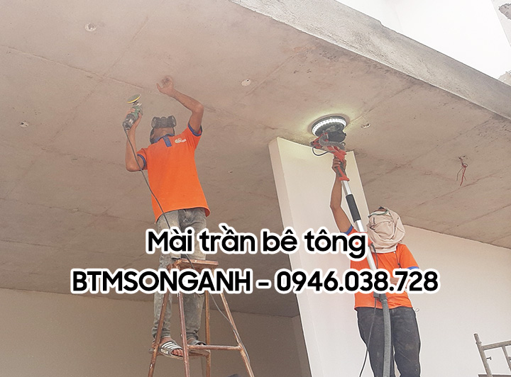 Mài trần bê tông