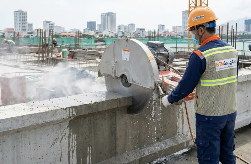 Dịch vụ khoan cắt bê tông chuyên nghiệp tại Đà Nẵng